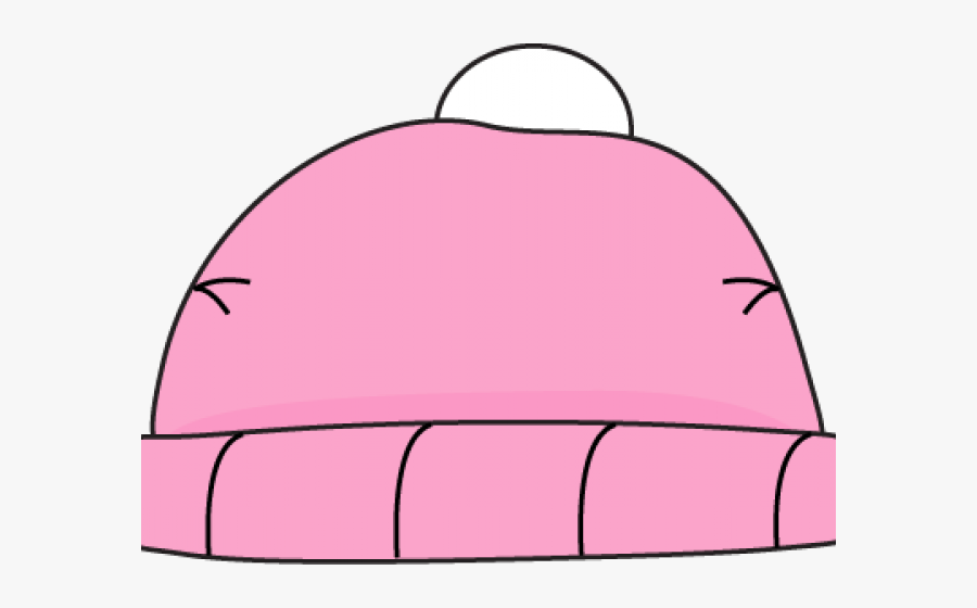 Beanie Clipart Snow - Pink Winter Hat Clip Art, Transparent Clipart