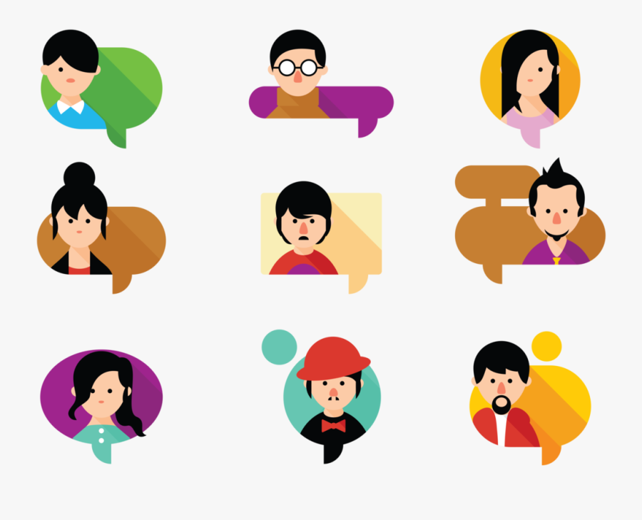 Person Icons Vector Art & Graphics - Vector Art Of People, Transparent Clipart