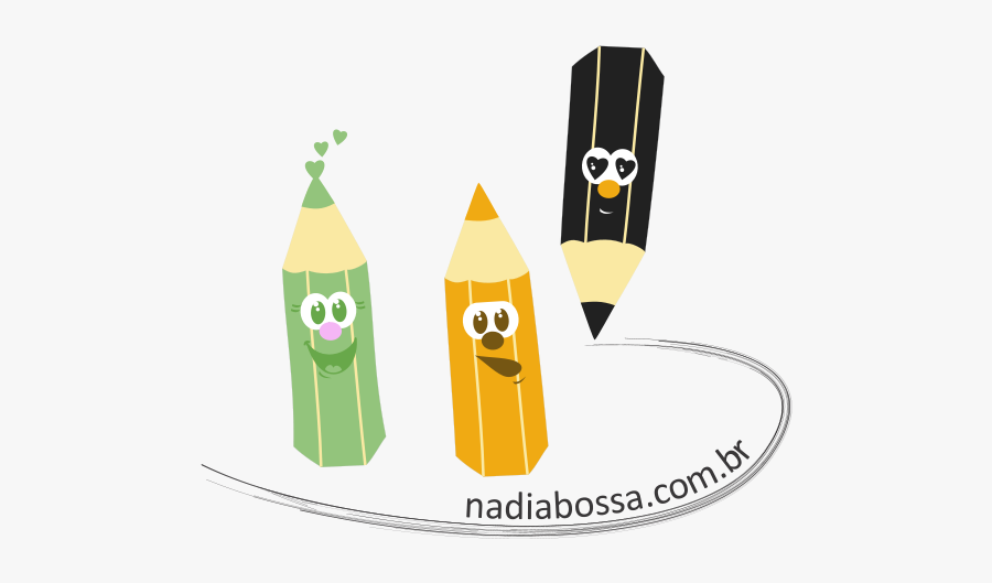 Three Pencils - Illustration, Transparent Clipart