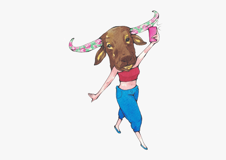 Sexy Buffalo, Transparent Clipart