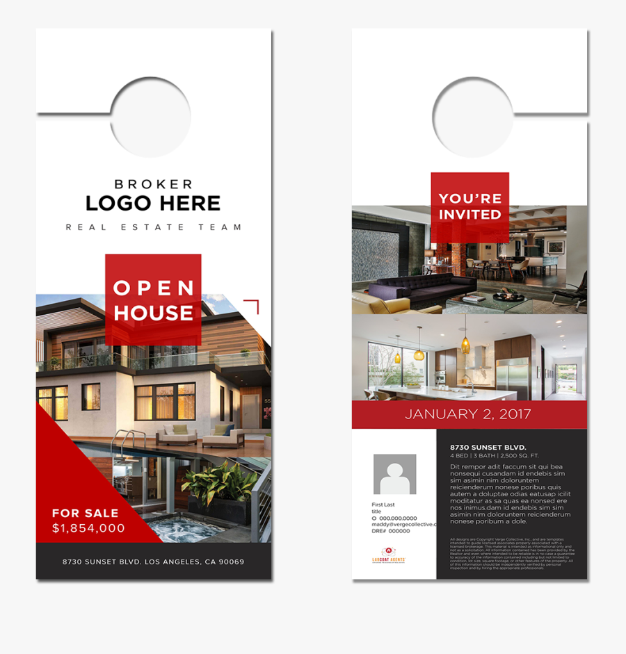 Clip Art Lab Coat Agents For - Real Estate Agent Door Hanger, Transparent Clipart