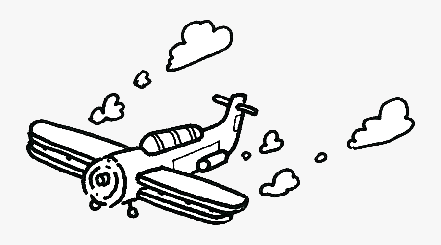Plane Clipart , Png Download - Drawing, Transparent Clipart