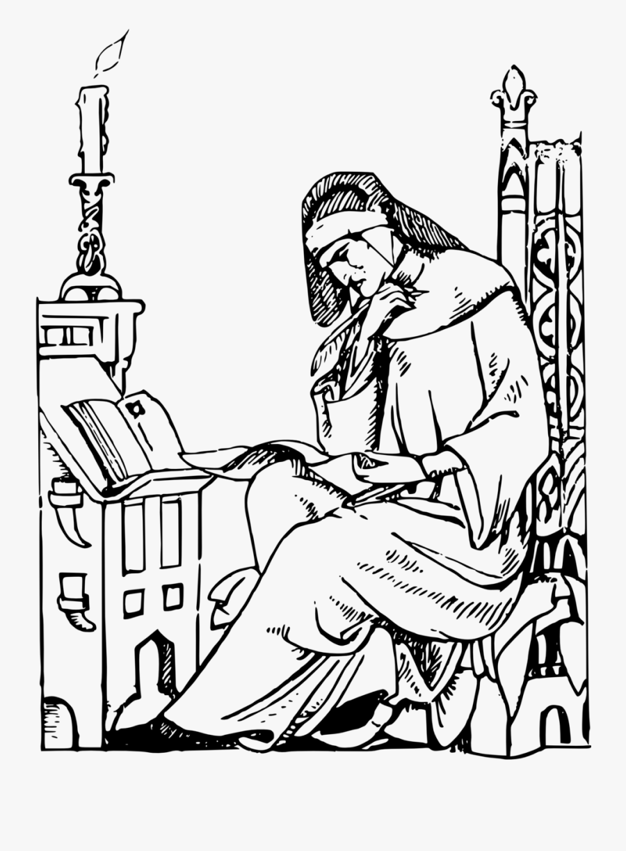 Writing My Master& - Divina Commedia Da Colorare, Transparent Clipart