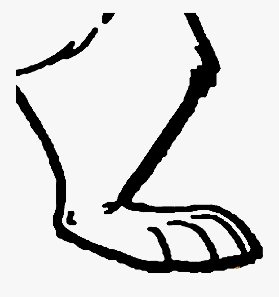 Leg Clipart Giant Foot - Cat Legs Clipart Black And White, Transparent Clipart