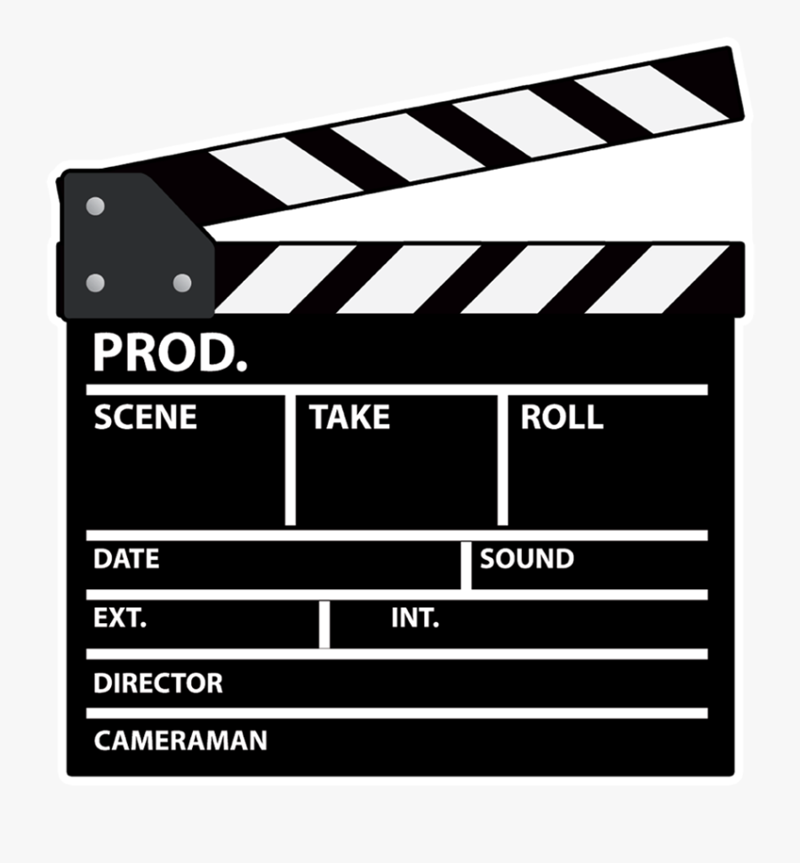 Clipart Clapperboard, Transparent Clipart