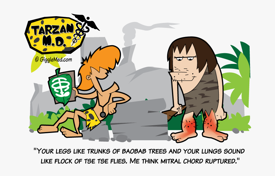 Clip Art Funny Medical Cartoons - Edema Comic, Transparent Clipart