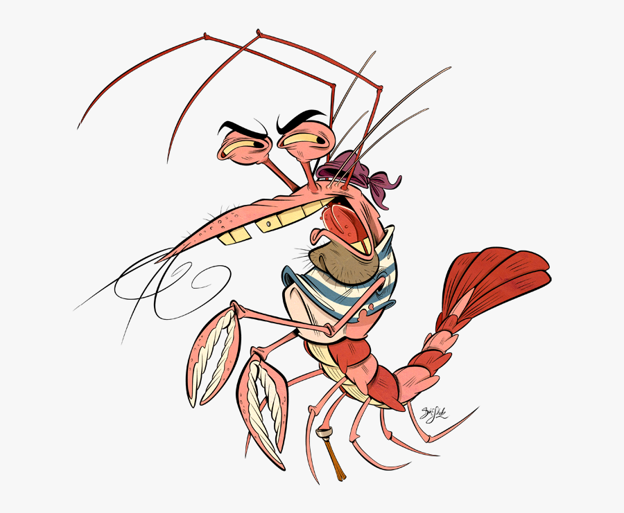 Pirate Shrimp - Shrimp Pirate, Transparent Clipart
