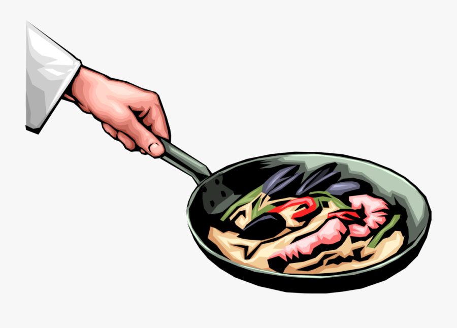 Vector Illustration Of Cooking Decapod Crustacean Prawn, Transparent Clipart