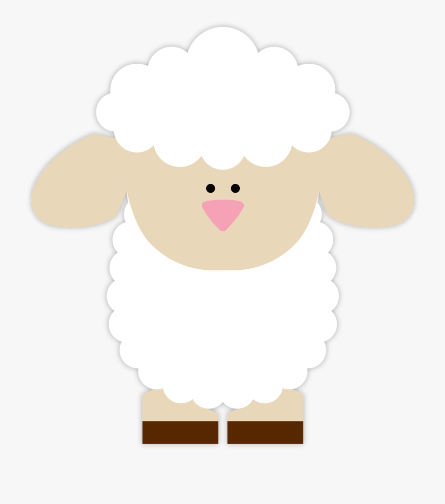 Sheep Clipart Easter - Cartoon, Transparent Clipart