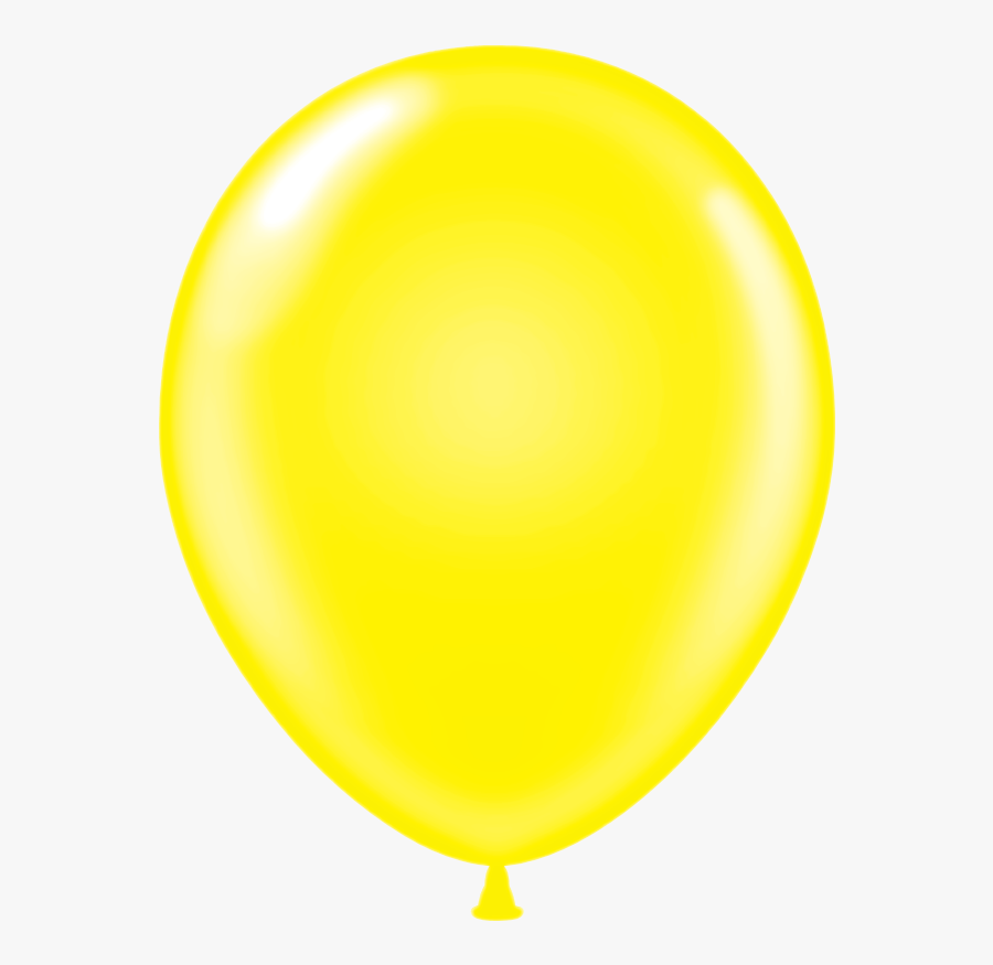 Yellow - Yellow Balloon Latex Png, Transparent Clipart