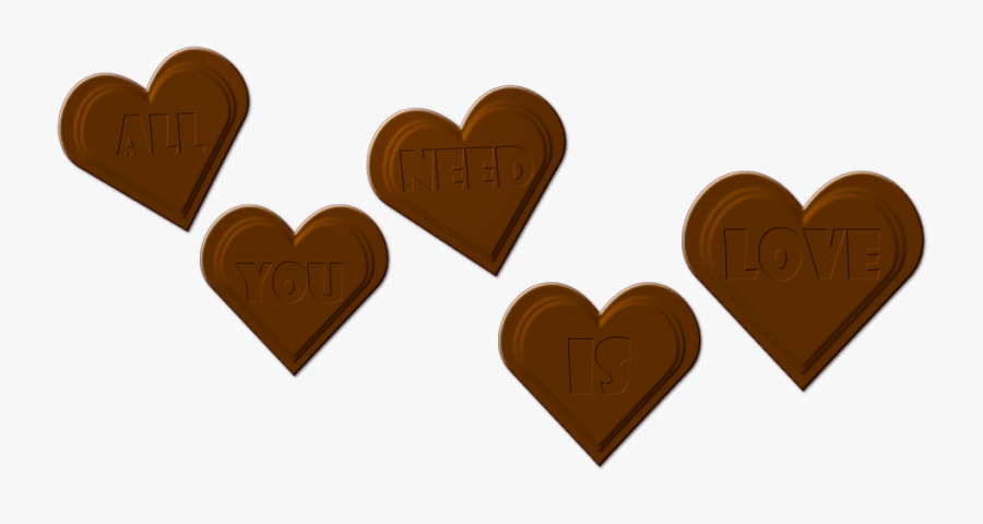 Heart,chocolate,honmei Choco,valentine"s Art,baked - Love Chocolate Png, Transparent Clipart