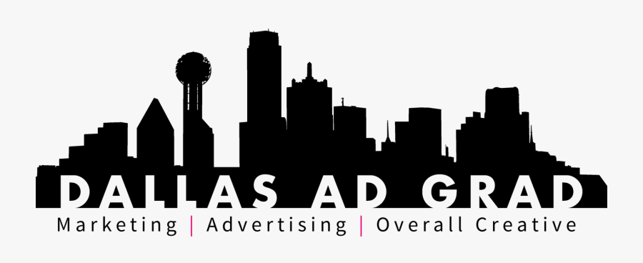 Clip Art Ad Grad Home Projects - Dallas Skyline Silhouette, Transparent Clipart