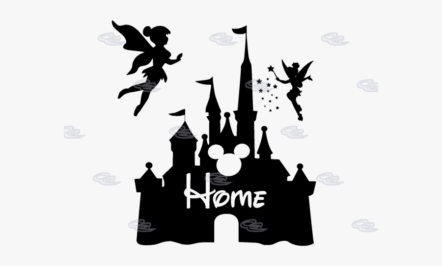 Disney Castle Minnie Png, Transparent Clipart
