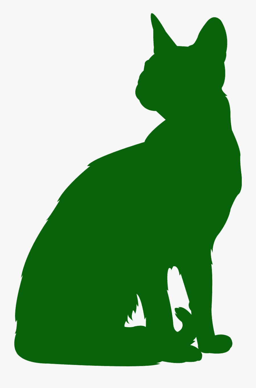 Cat Witch Hat Silhouette, Transparent Clipart