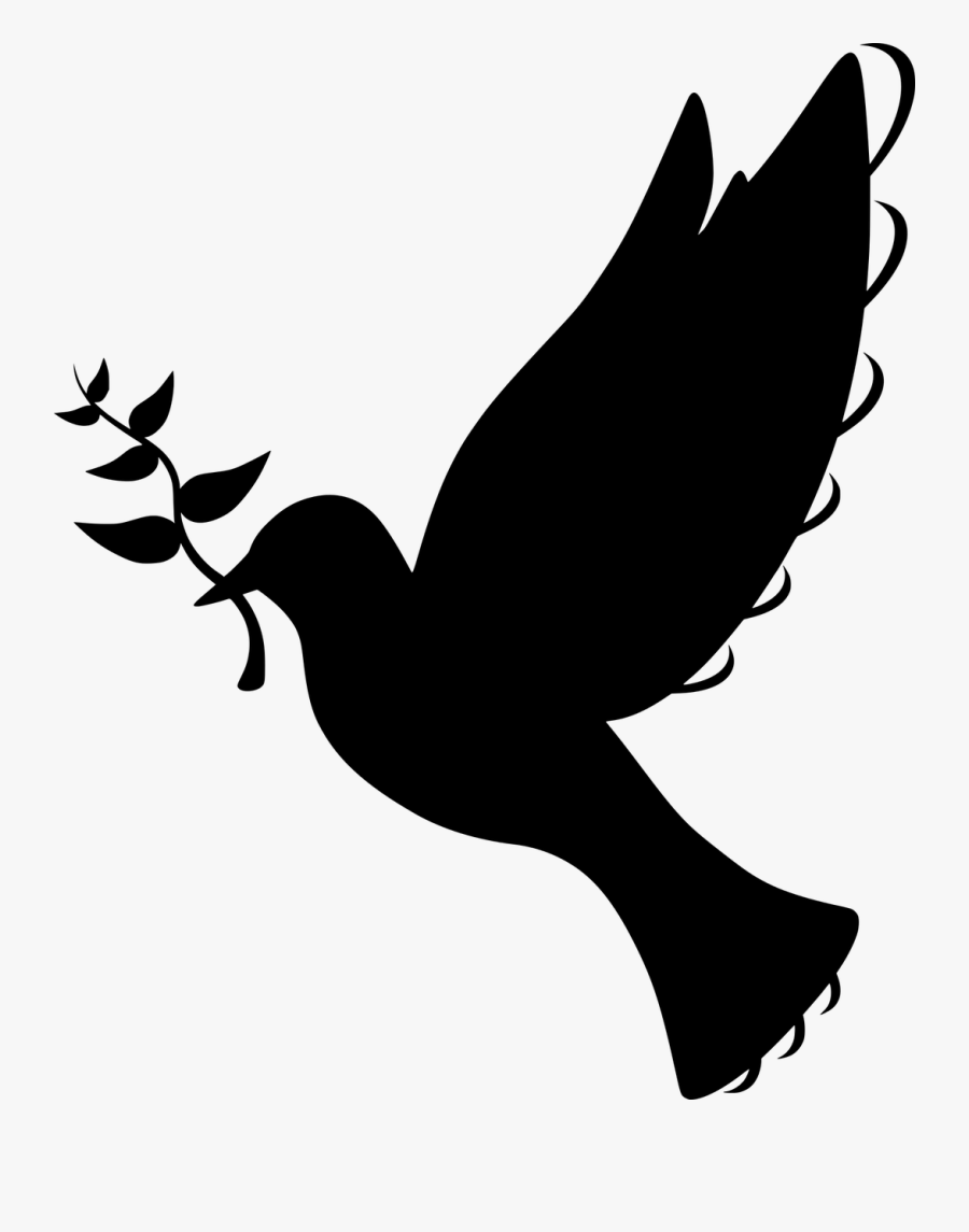 Silhouette Peace Dove Free Picture - Batak Christian Protestant Church, Transparent Clipart