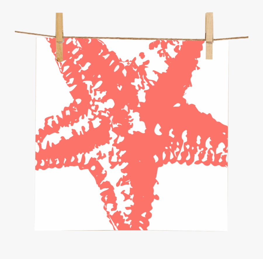 Transparent Starfish Silhouette Png, Transparent Clipart