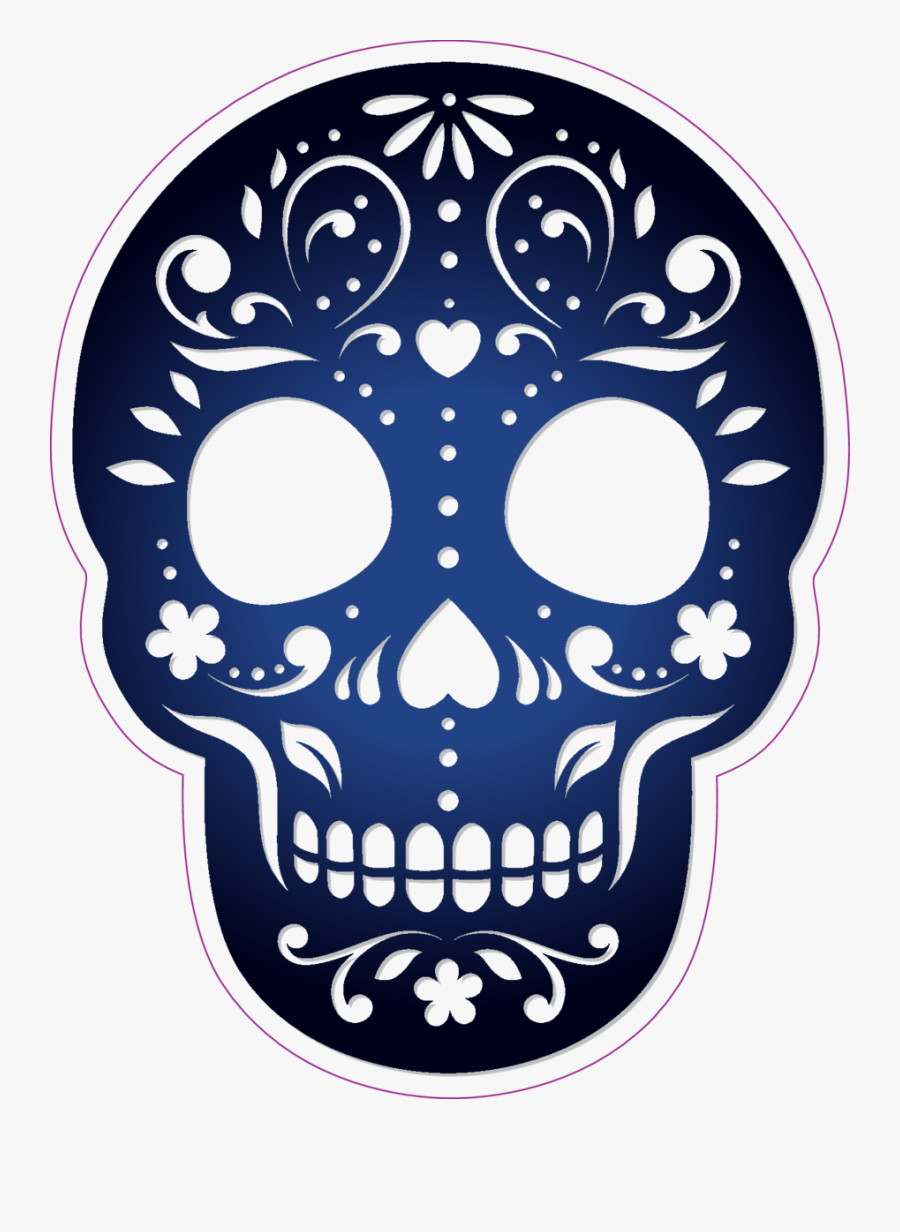 Sugar Skull Laser Cut, Transparent Clipart