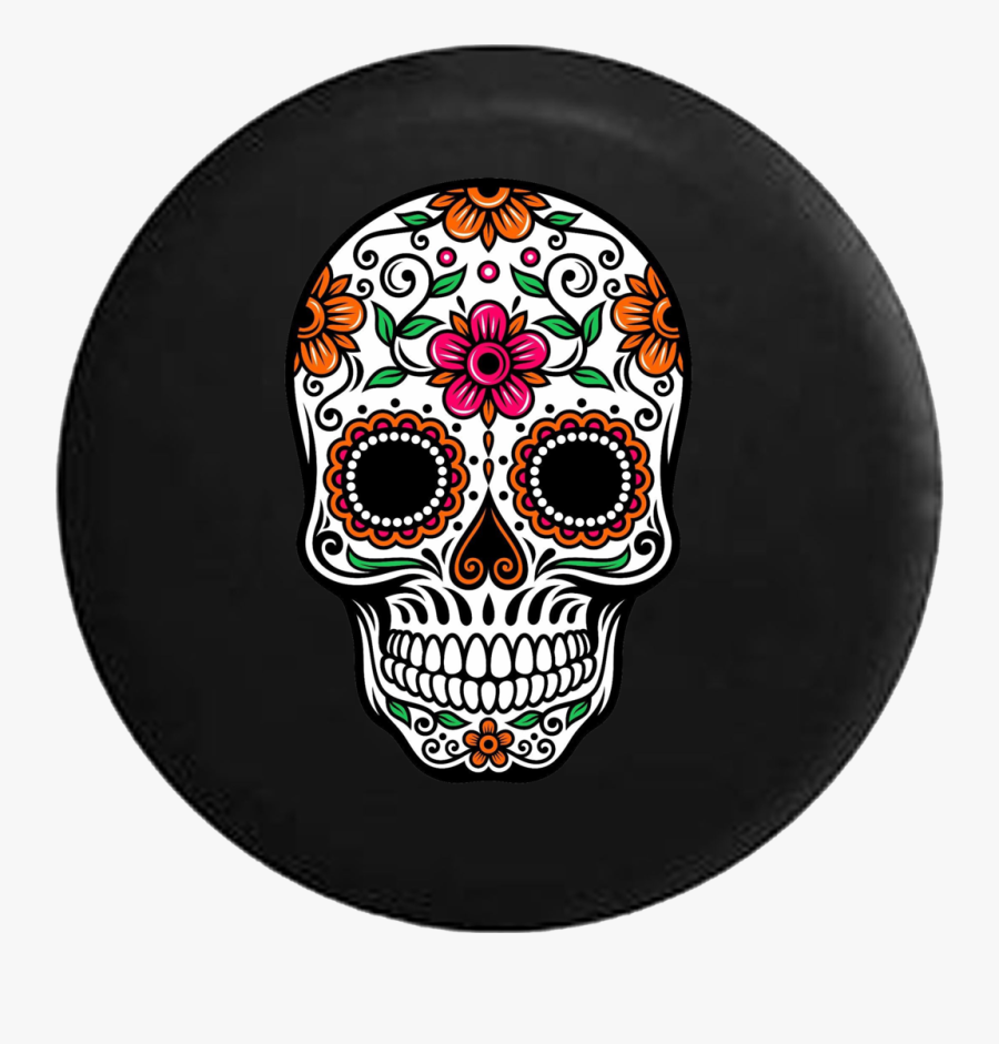 Day Of The Dead Skull Colourful, Transparent Clipart