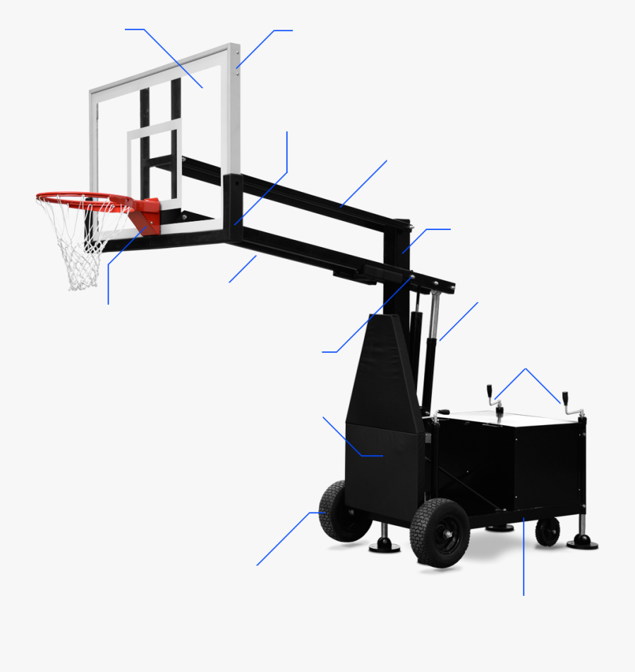 Goal Drawing Basketball Hoop - Basketball, Transparent Clipart