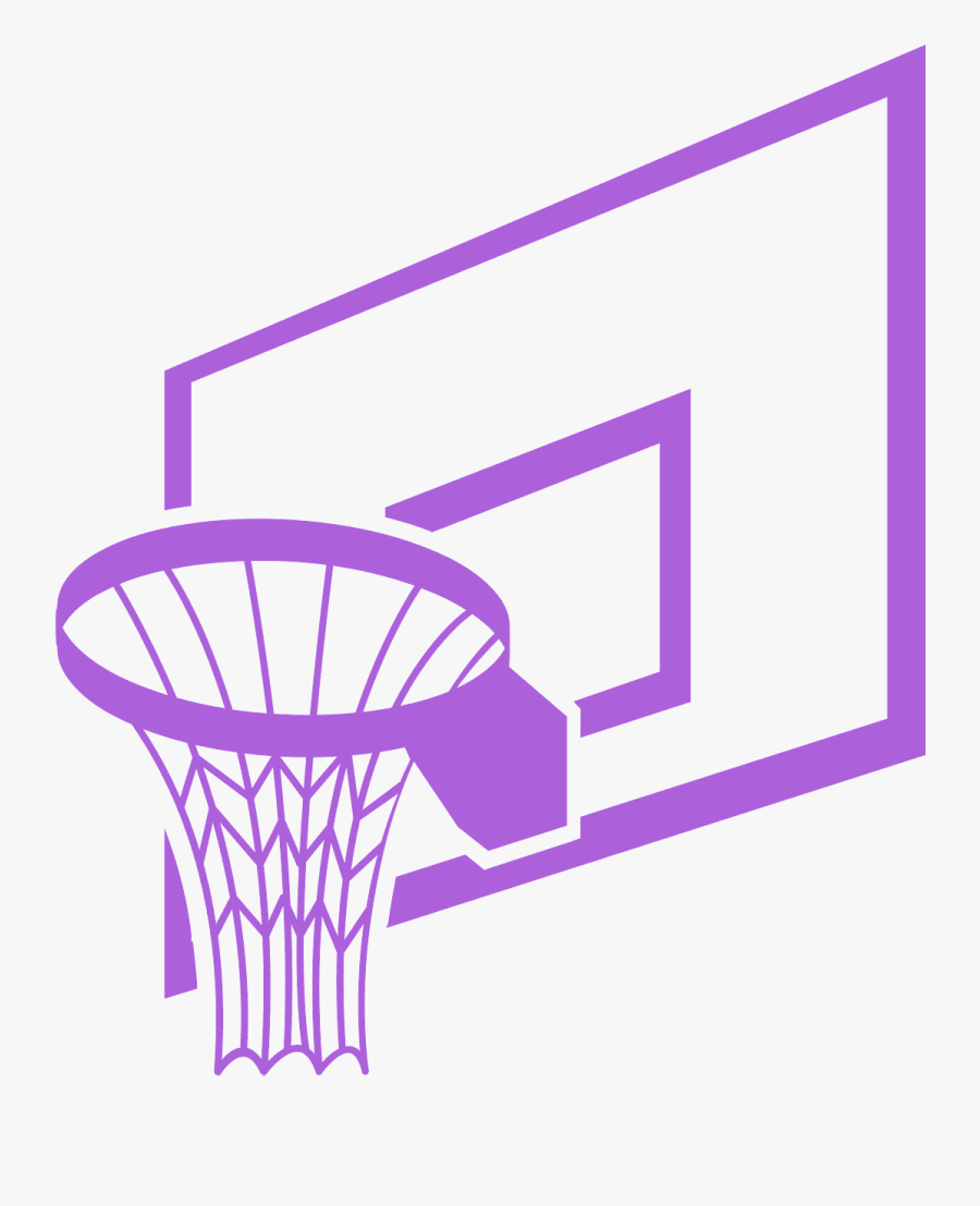 Siluetas Canasta De Baloncesto, Transparent Clipart