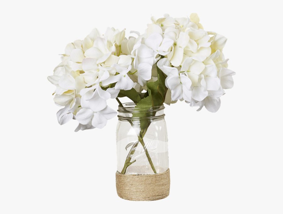 Transparent Mason Jar Png - Bouquet, Transparent Clipart