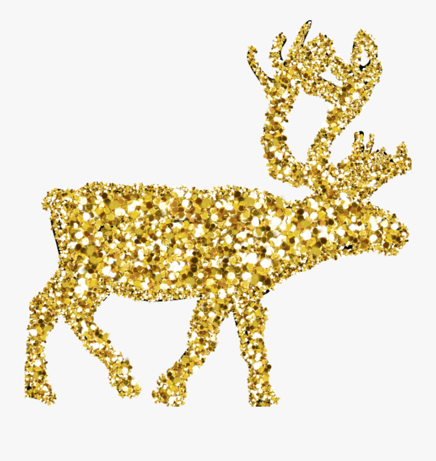 #mystickers By @sadna2018 #moose #christmas #glitterbrush, Transparent Clipart