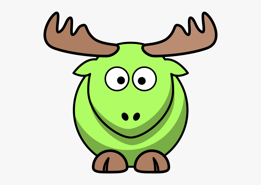 Moose Animated, Transparent Clipart