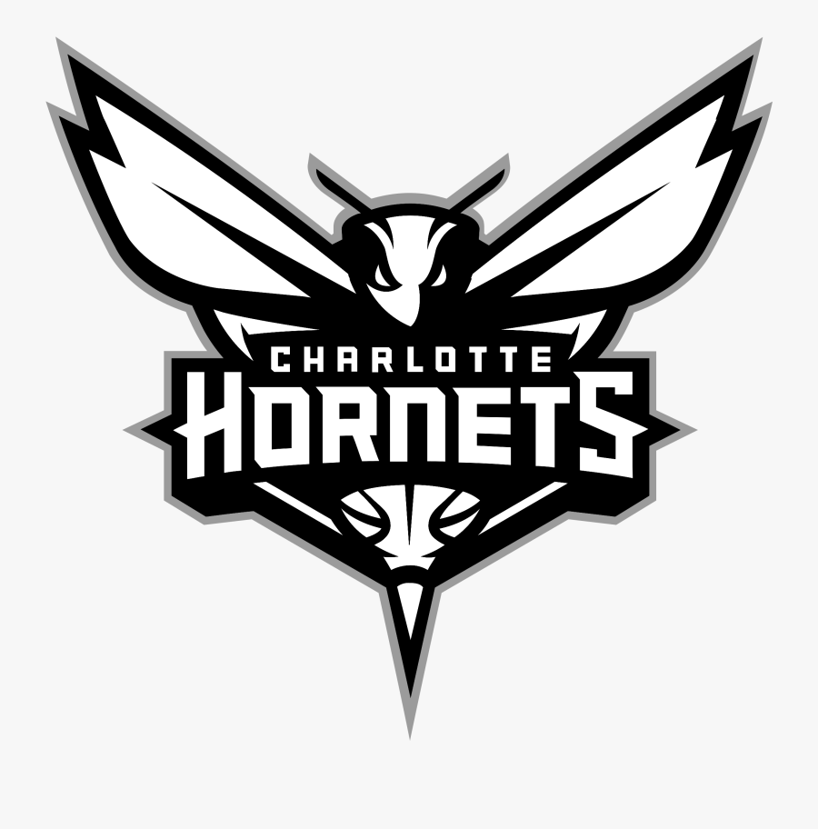 Charlotte Hornets Logo Black And White - Charlotte Hornets Logo 2014, Transparent Clipart