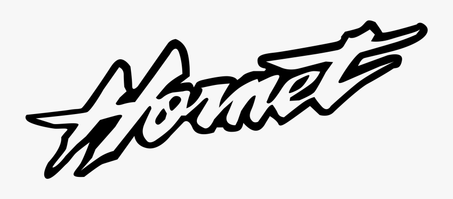 Hornet Logo Black And White - Honda Hornet Logo Png, Transparent Clipart