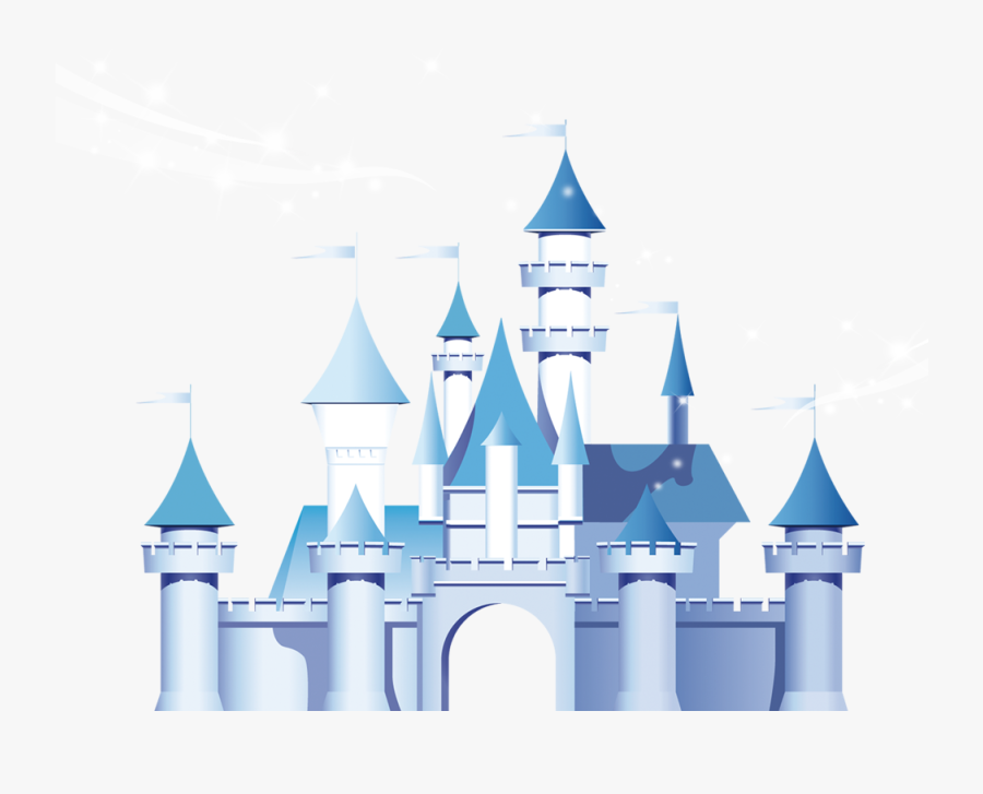 Castle Clipart Minnie Mouse - Disney Castle Cartoon Background, Transparent Clipart