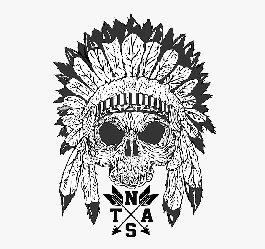 Drawing Bands Skull - Sram Xx1 Dub Crankset Eagle, Transparent Clipart