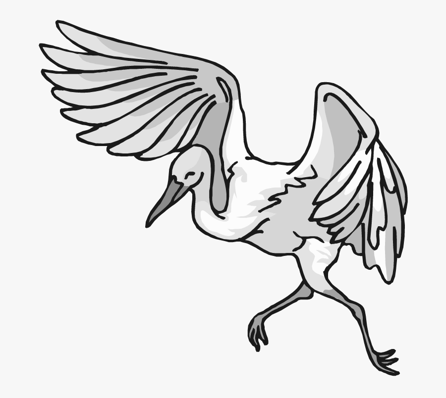 Heron Vector Flying - Heron Flying Clipart, Transparent Clipart