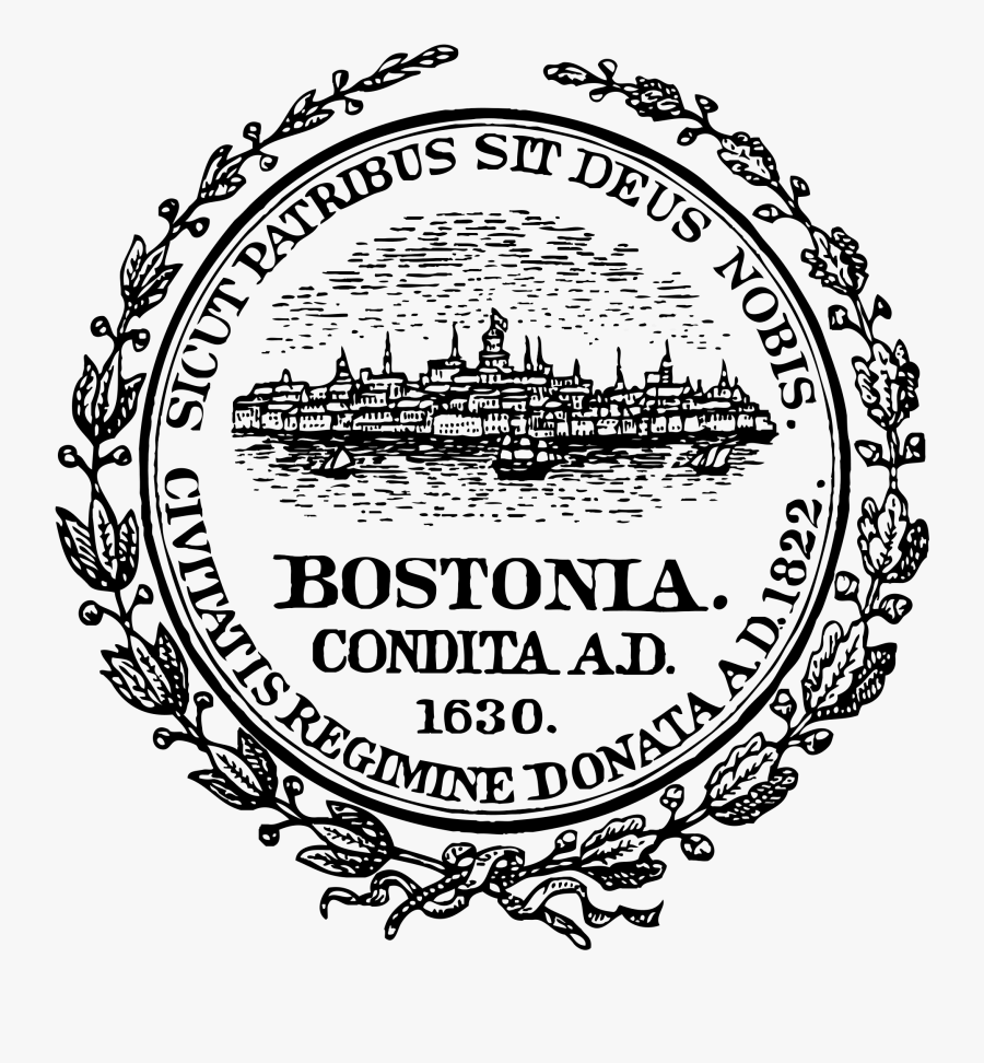 City Of Boston Seal, Transparent Clipart