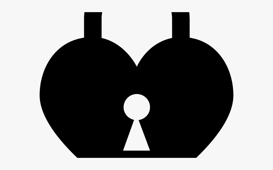 Heart Lock Icon Transparent, Transparent Clipart