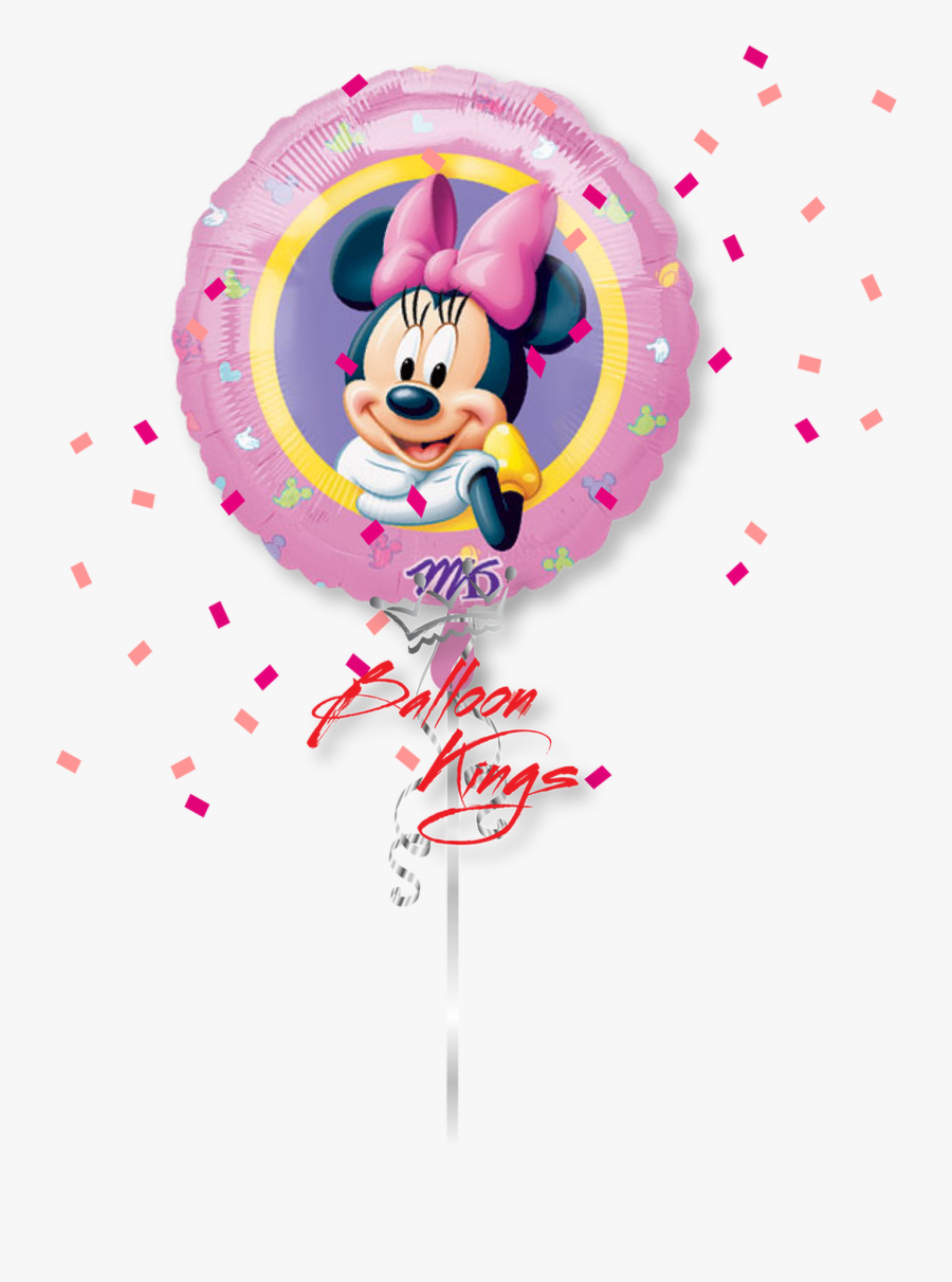 Minnie Mouse Round - Minnie Mouse, Transparent Clipart