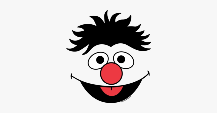 Elmo Clip Art Stock Clipart Eye Nose Mouth Sesame Street - Sesame Street Ernie Face, Transparent Clipart