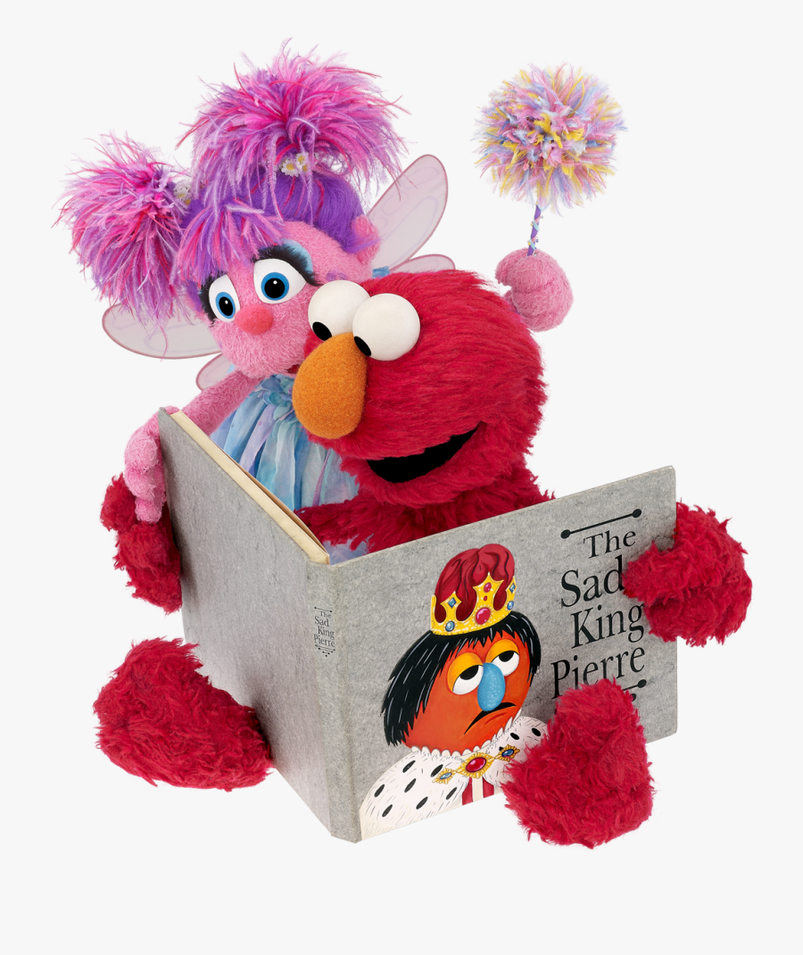 Sesame Street Abby Png - Sesame Street Reading A Book, Transparent Clipart