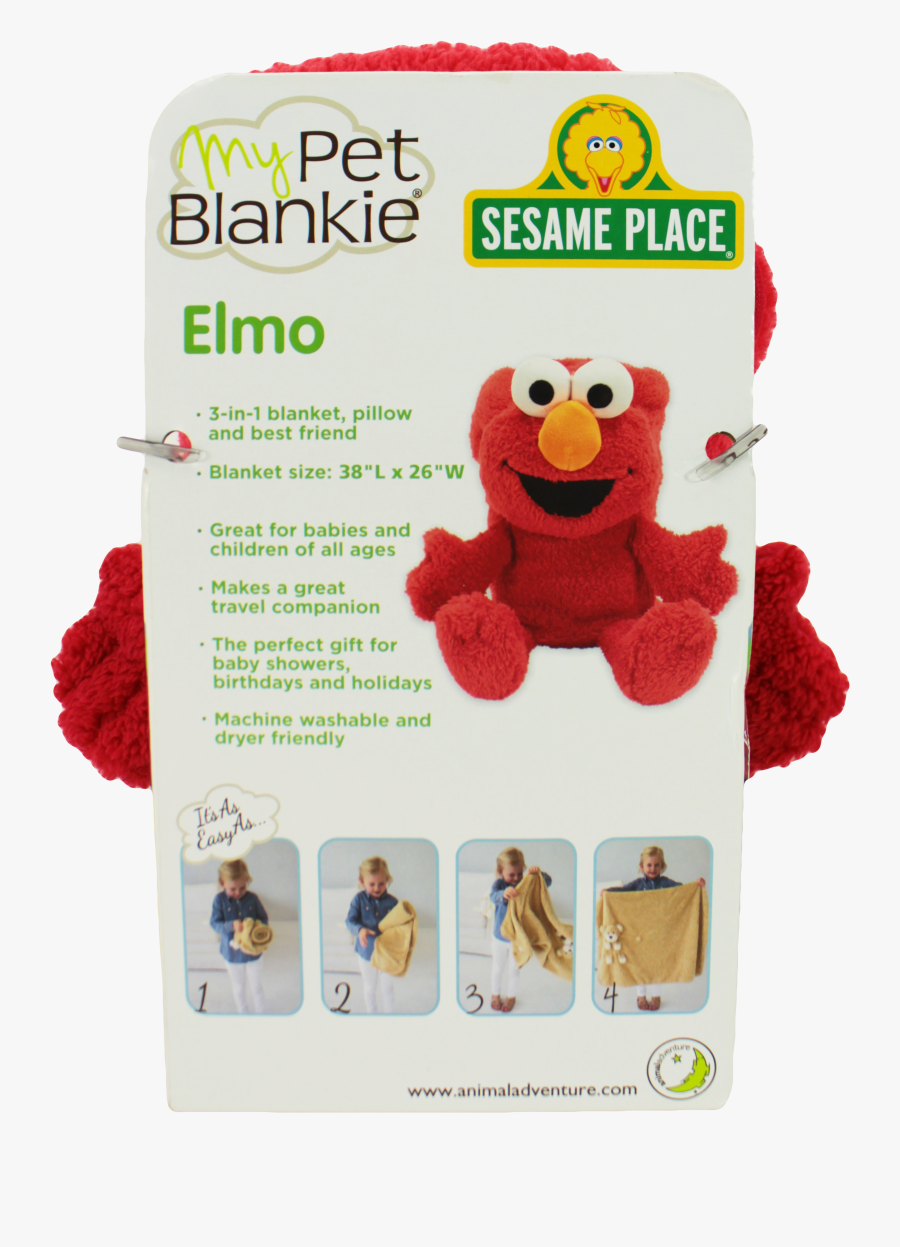 Sesame Street"s Elmo My Pet Blankie Fleece Blankie - Sesame Street Sign, Transparent Clipart