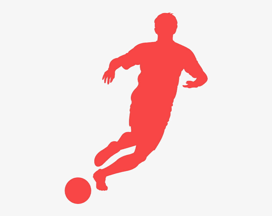 Siluetas De Jugadores De Futbol Png, Transparent Clipart