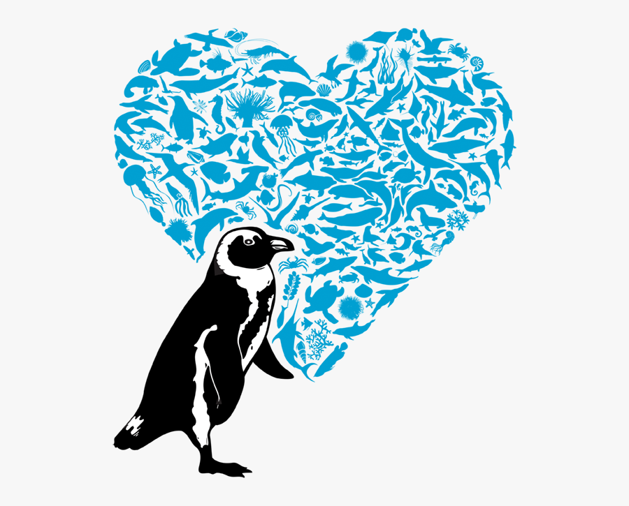 Pengwin Trax - Sea Animals Patterns, Transparent Clipart