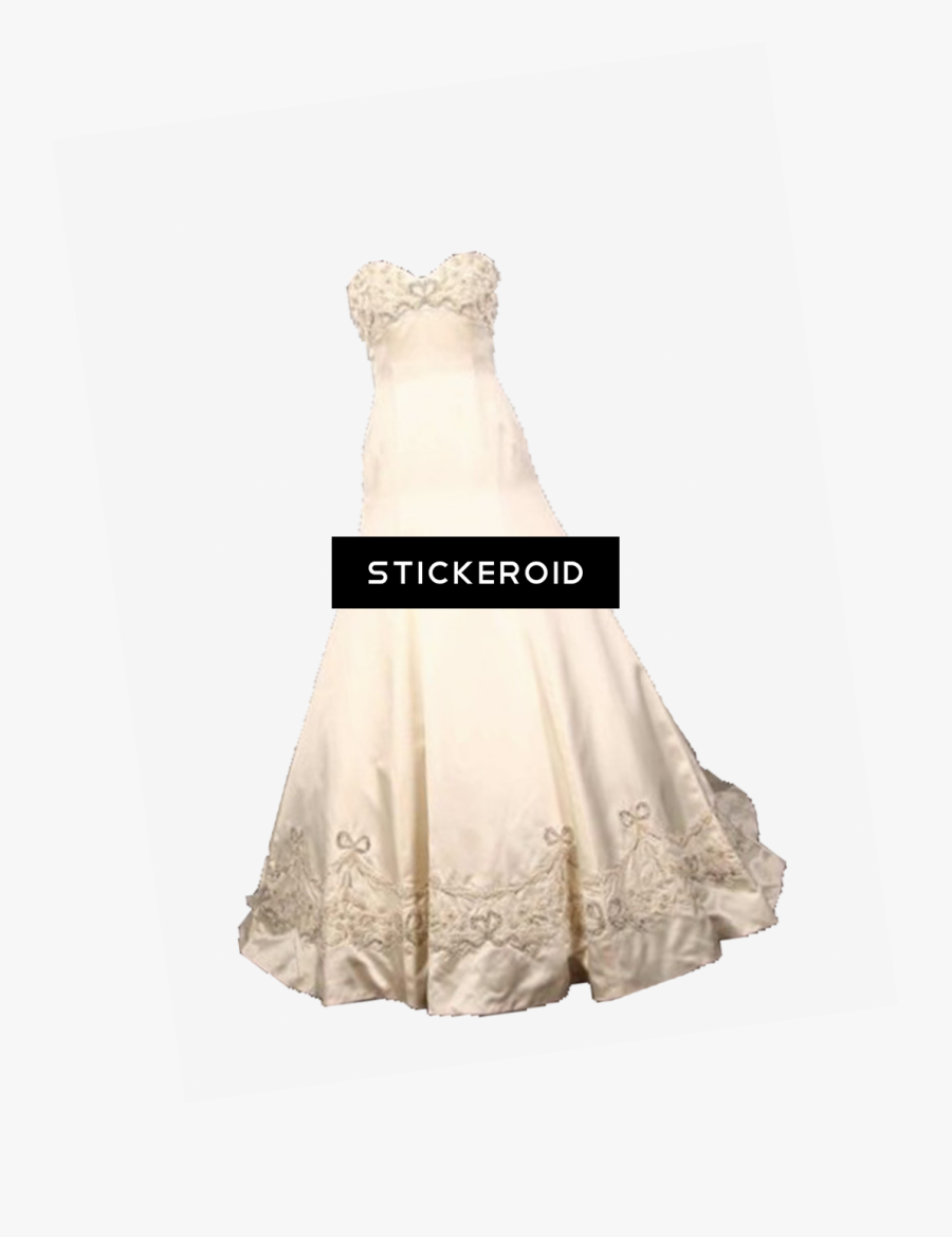 Transparent Wedding Dress Silhouette Png - Gown, Transparent Clipart