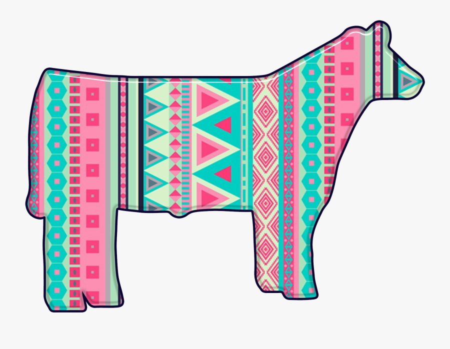 Trial Dhc Die Cut Livestock Show Heifer Decal"
 Data, Transparent Clipart