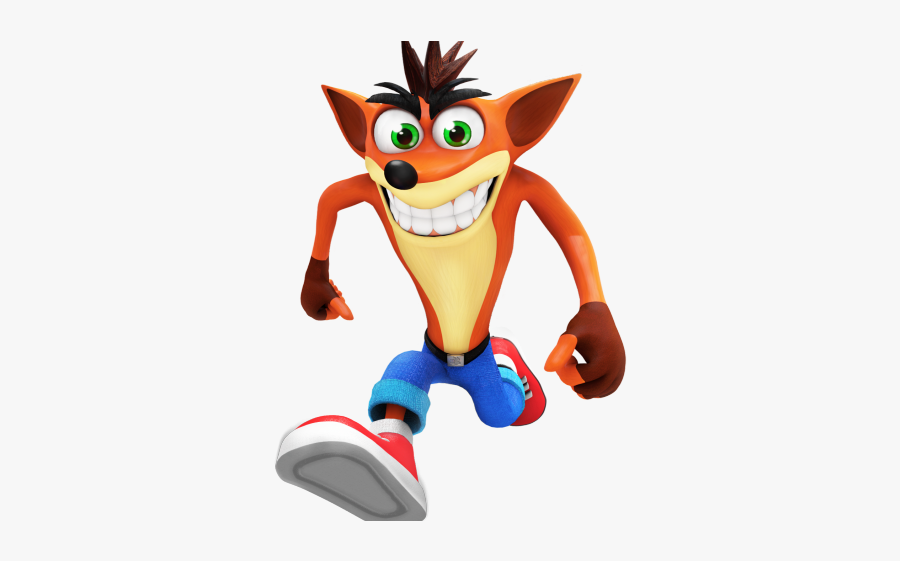 Crash Bandicoot Render, Transparent Clipart