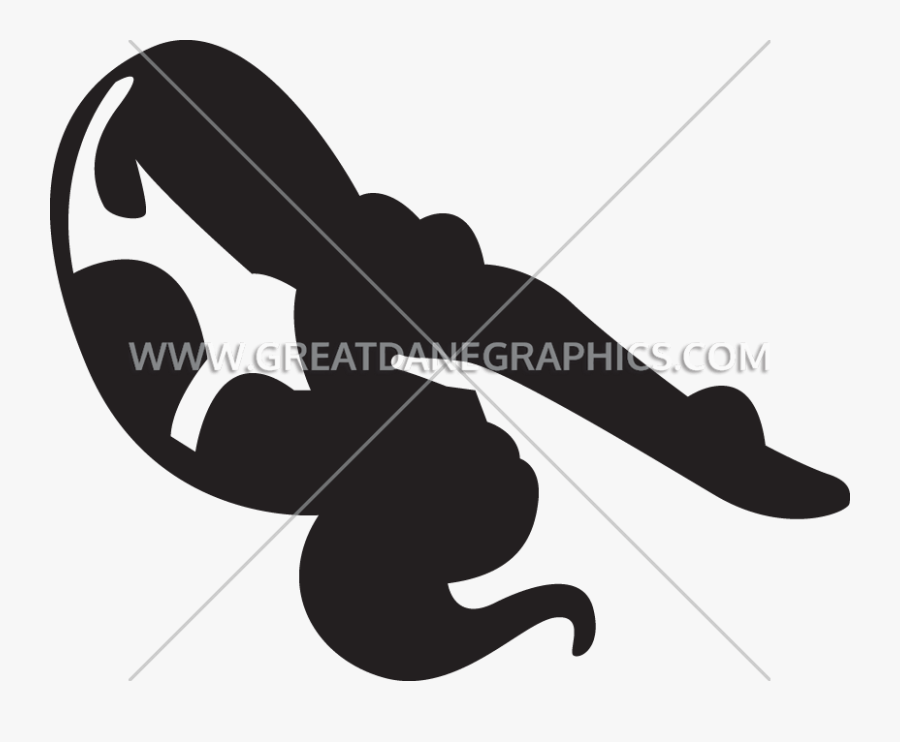 Swimmer Clipart Silhouette - Illustration, Transparent Clipart