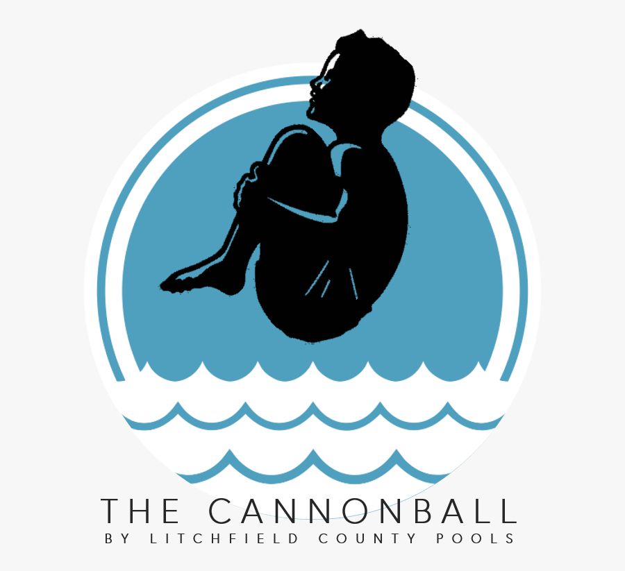 Transparent Swimmer Silhouette Png - Cannonball Clip Art Pool, Transparent Clipart