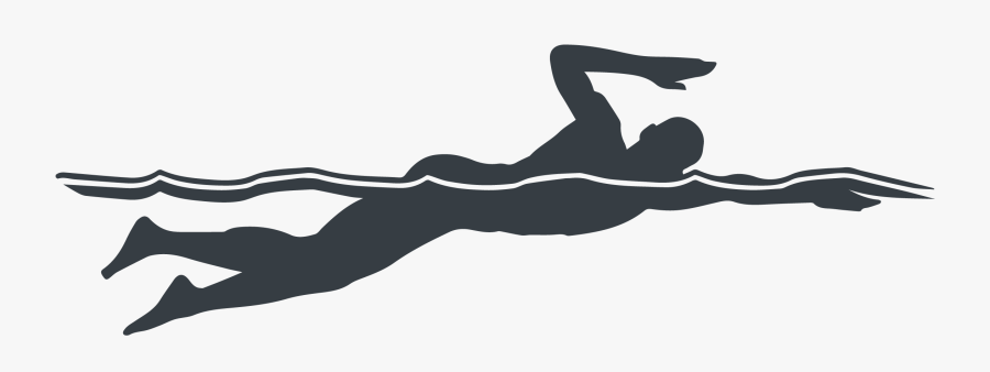 Swimming Silhouette Png -athlete Silhouette - Swimmer Silhouette Png, Transparent Clipart