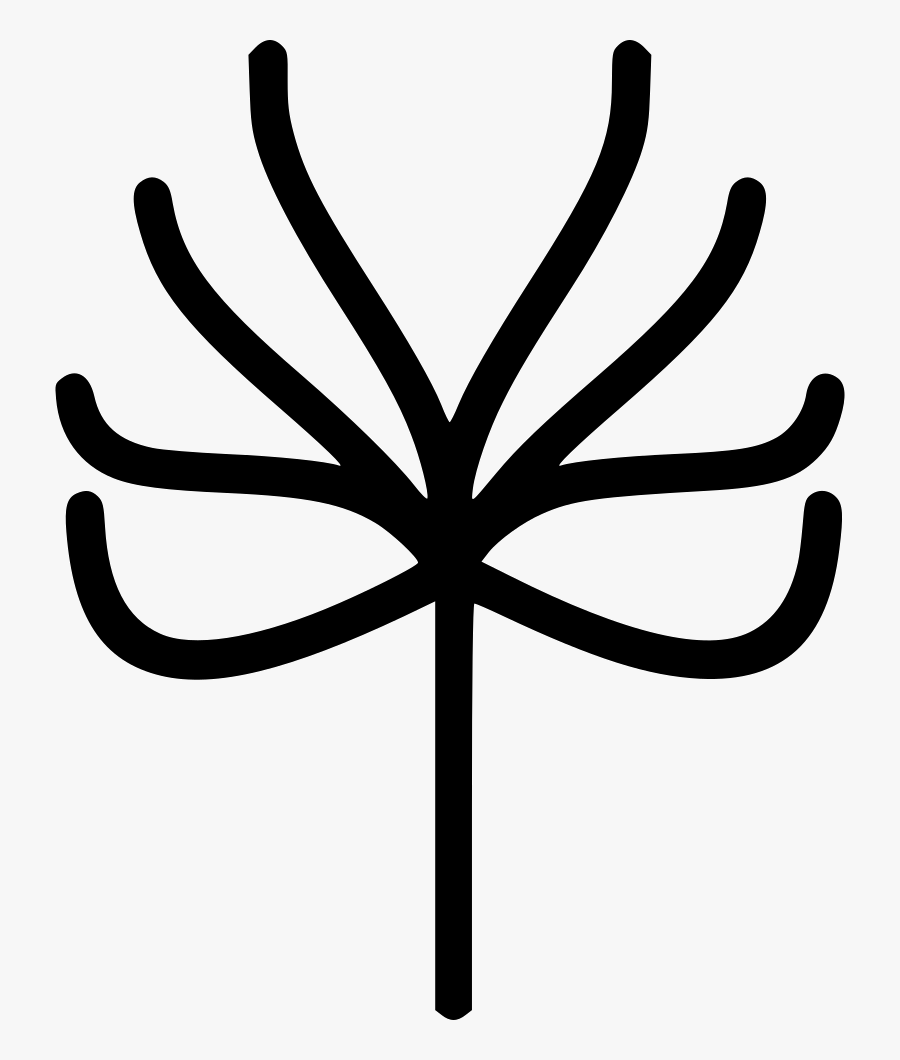 Tree With No Leaves - Crest, Transparent Clipart
