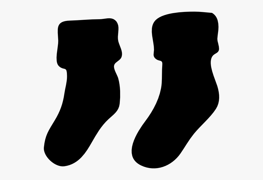 French Clipart Sock - Black Socks Clipart, Transparent Clipart