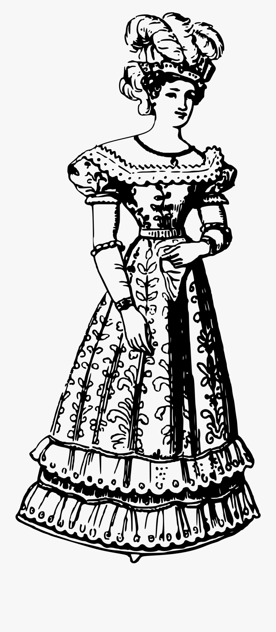 French Clothes Png - Illustration, Transparent Clipart