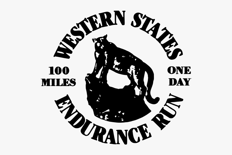 Western States 100 Miler Logo, Transparent Clipart